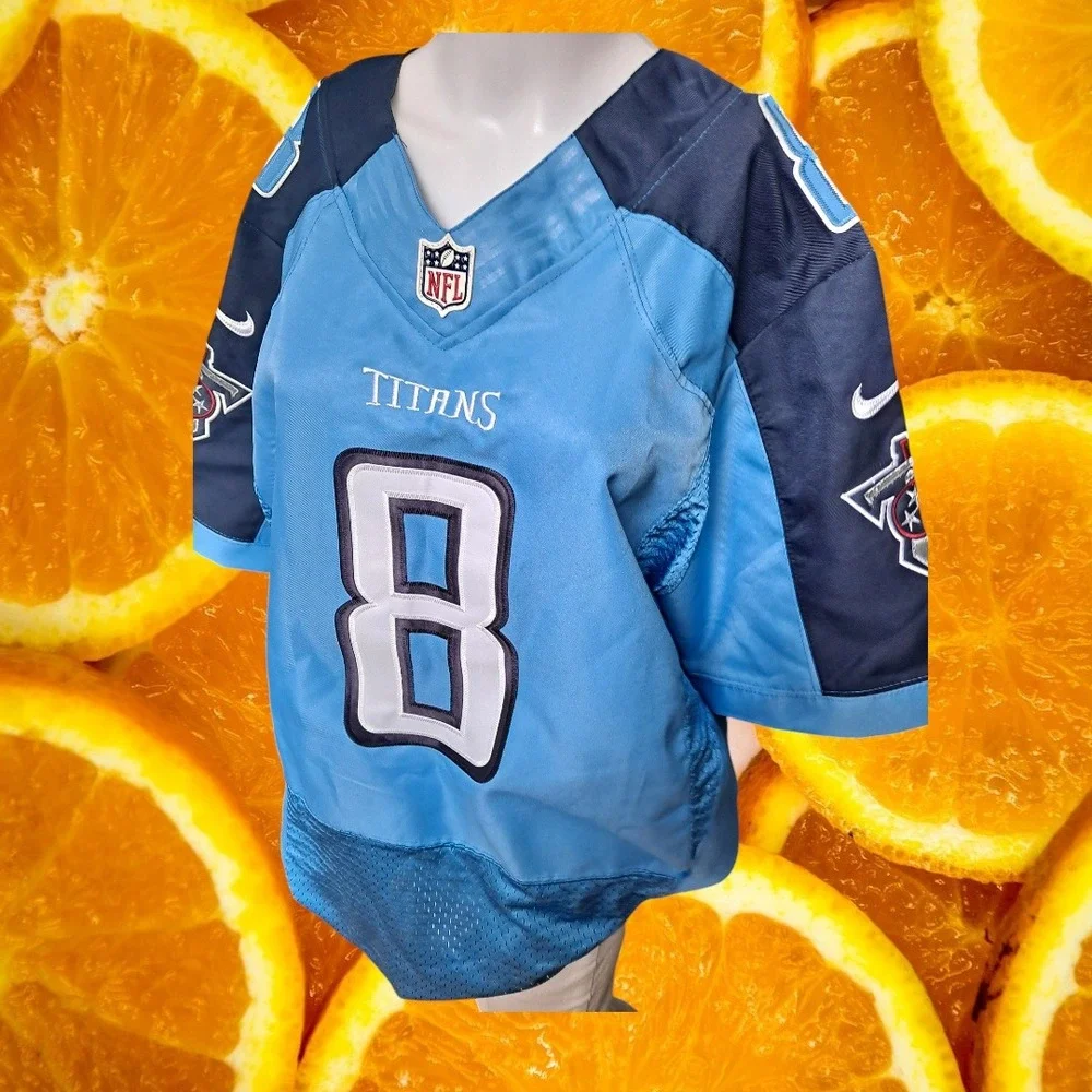 Nike NFL Tennessee Titans Mariota #8 Jersey Football Light Blue‎ Size 44